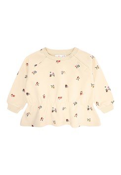 The New Larva LS sweatshirt - Angora Big Flower AOP